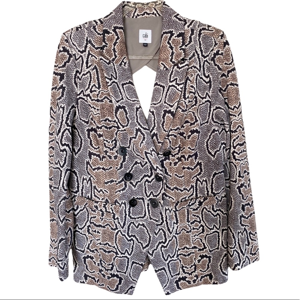 Cabi | Python Jacket Blazer Snake Print Style 3733 - image 2